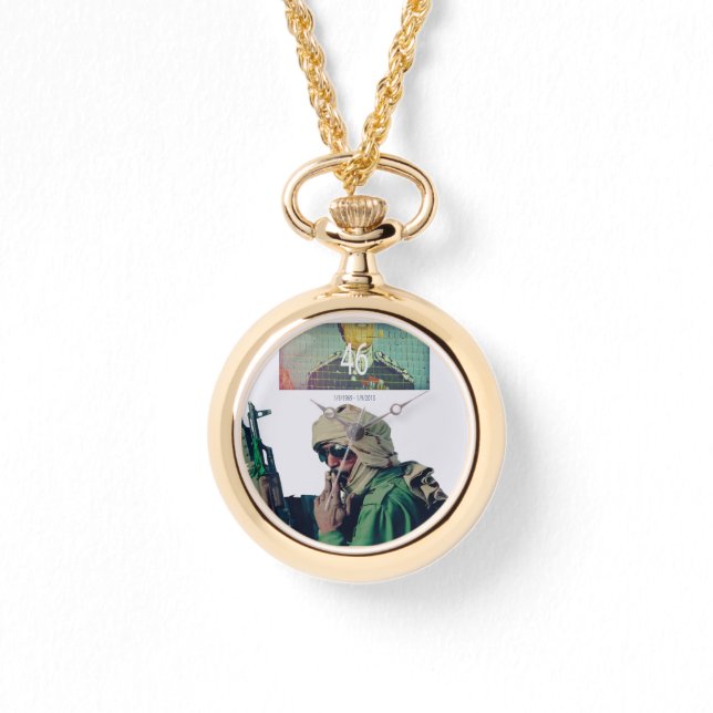 46日（カダフィ腕時計） 腕時計 (正面)