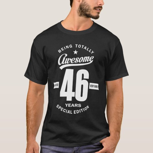 46歳のプレゼント |第46誕生日ギフトアイディア- Mens Tシャツ (正面)