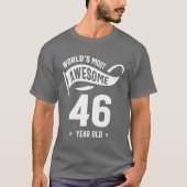 46歳のプレゼント |第46誕生日ギフトアイディア Tシャツ (正面)