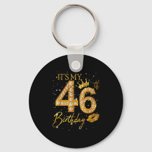 46歳の誕生日おめでとう クラウン 46歳 46歳の誕生日 キーホルダー