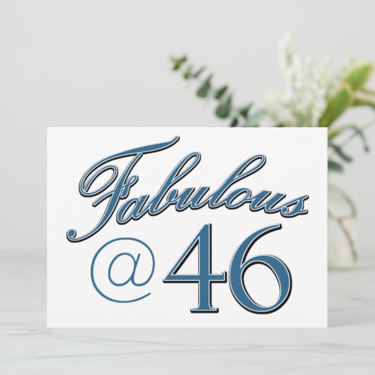 46歳の誕生日デザイン (スタンド正面)