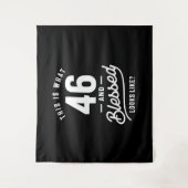 46歳の誕生日 - 46回目の誕生日 面白いプレゼント タペストリー (正面)