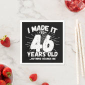 46歳皮肉ミームおもしろい46誕生日 スタンダードカクテルナプキン (インサイチュ)