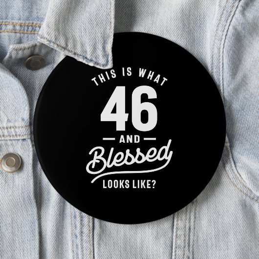 46歳 – 46誕生日ギフトおもしろい 缶バッジ (インサイチュ)