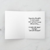 46番目おもしろいの誕生日カード カード (内部)