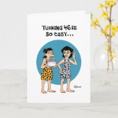 46番目の女性誕生日 カード (黄色い花)