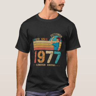 46番目の誕生日伝説1977年10月以来46年 Tシャツ
