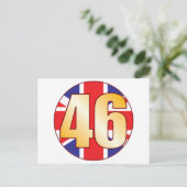 46英国金ゴールド ポストカード (スタンド正面)