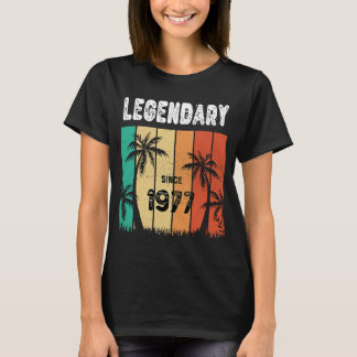 46誕生日1977誕生日男性へと女性 Tシャツ