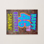 46誕生日~おもしろい、落書きルッインスパイアク ジグソーパズル (横)