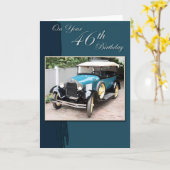 46誕生日 カード (黄色い花)