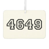 4649スラング日本のヨルシク カーエアーフレッシュナー (裏面)