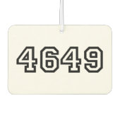 4649スラング日本のヨルシク カーエアーフレッシュナー (正面)