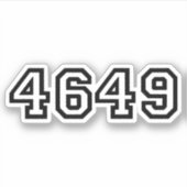 4649スラング日本のヨルシク シール (正面)