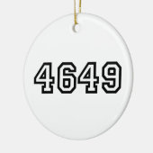 4649スラング日本のヨルシク セラミックオーナメント (左)