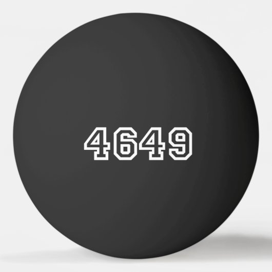 4649 日本語のスラング よろしくピンポン玉 卓球ボール (正面)