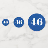 「46」バイデン氏大統領、バイデン氏・ハリス2020選挙 コンフェッティ (裏面)