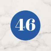 「46」バイデン氏大統領、バイデン氏・ハリス2020選挙 コンフェッティ (スモール正面)