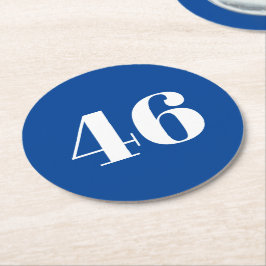 「46」バイデン氏大統領、バイデン氏・ハリス2020選挙 ラウンドペーパーコースター