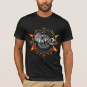 46 & 2 | TOOL-Inspired Steampunk Compass Tee Tシャツ (正面)
