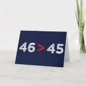 46 > 45 -トランプ·失ったバイデン氏·ウォンI カード (正面)