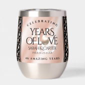 46thエレガントパールの結婚記念日お祝い (背面)