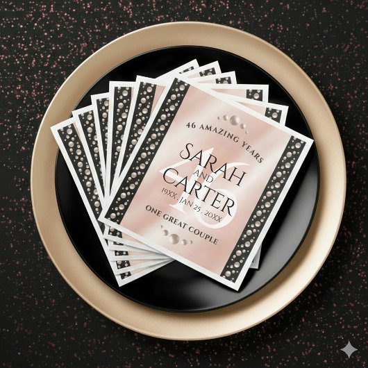 46thエレガントパールの結婚記念日お祝い