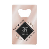 46thエレガントパールの結婚記念日お祝い クレジットカード栓抜き (正面)