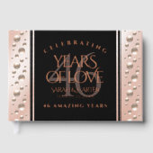 46thエレガントパールの結婚記念日お祝い ゲストブック (正面)