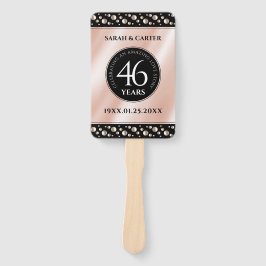 46thエレガントパールの結婚記念日お祝い ハンドファン