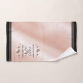 46thエレガントパールの結婚記念日お祝い バスタオルセット (ハンドタオル)