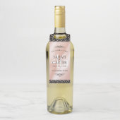 46thエレガントパールの結婚記念日お祝い ボトルネックタグ (ボトル)