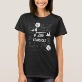 46th Birthday Square Root Math 46 Years Old Bday Tシャツ (正面)