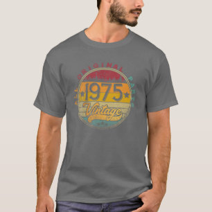 47おもしろい番目のヴィンテージ1975年~47歳の誕生日GI Tシャツ