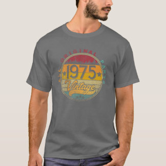 47おもしろいthヴィンテージ1975 T 47歳誕生日ギ Tシャツ