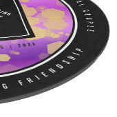 47エレガントアメジスト結婚記念日 カッティングボード (角)