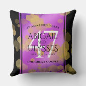 47エレガントアメジスト結婚記念日 クッション (裏面)