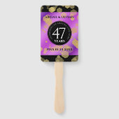 47エレガントアメジスト結婚記念日 ハンドファン (裏面)