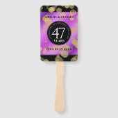 47エレガントアメジスト結婚記念日 ハンドファン (正面)