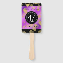 47エレガントアメジスト結婚記念日 ハンドファン