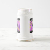 47エレガントアメジスト結婚記念日 ビールジョッキ (中央)