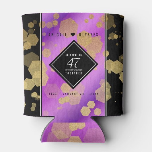 47エレガントアメジスト結婚記念日 缶クーラー (裏面)