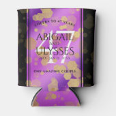 47エレガントアメジスト結婚記念日 缶クーラー (正面)