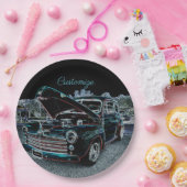 47クラシック自動車 ペーパープレート (パーティー)