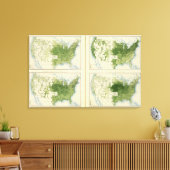 47トウモロコシ1890 キャンバスプリント (インサイチュ (リビング))