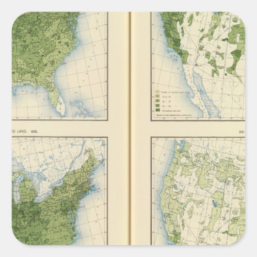 47トウモロコシ1890 スクエアシール (正面)