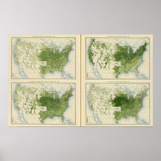 47トウモロコシ1890 ポスター (正面)