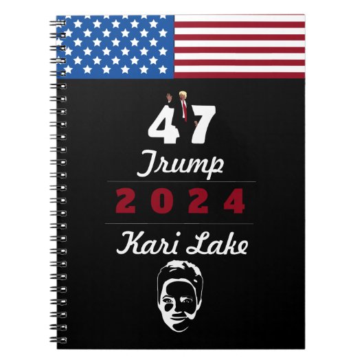 47トランプカリ湖2024 ノートブック (正面)