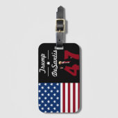 47トランプデサンティス2024 ラゲッジタグ (正面縦)