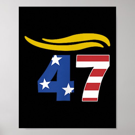 47トランプヘア_1 ポスター (正面)